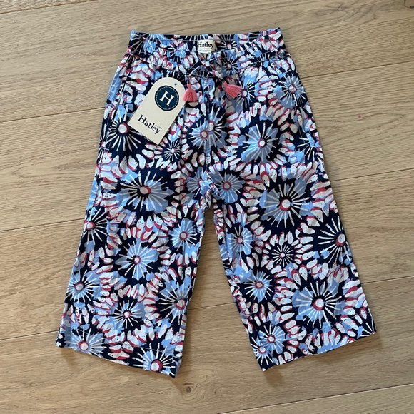 Hatley Sundial Mandala Cropped Culottes NWT, Size 6 - Picture 4 of 7